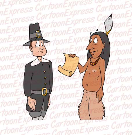 thanksgiving pilgrim Indian